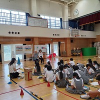 アイマスクと白状体験を実施（視覚障がい当事者参加）台東区立東浅草小学校にて　イメージ12